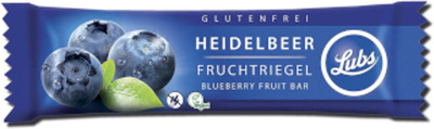 Produktfoto zu Heidelbeer Fruchtriegel, 30 g, Lubs
