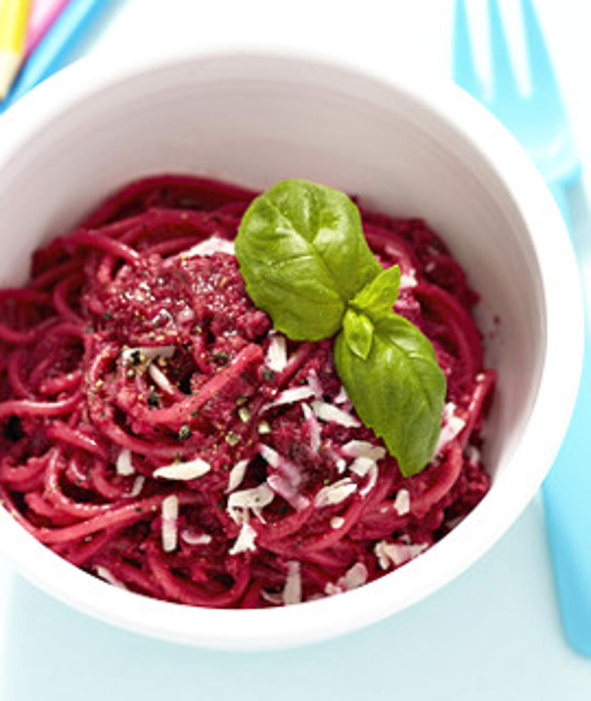Rote Bete mit Tagliatelle