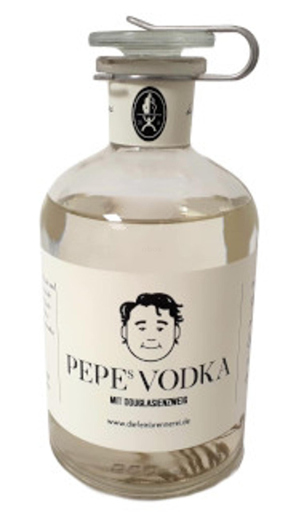 Produktfoto zu PEPEs VODKA, 500 ml die Feinbrennerei