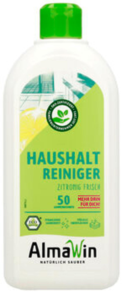 Produktfoto zu Haushalt Reiniger zitronig frisch, 500 ml,  AlmaWin