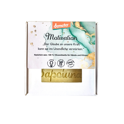 Produktfoto zu Olivenöl-Seife Motivation, 70g