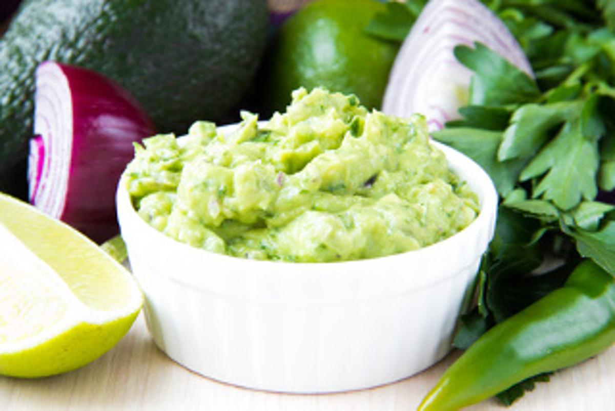 Süßkartoffeln m. Avocadocreme