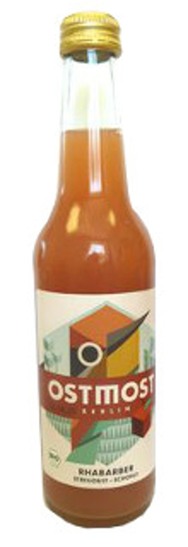 Produktfoto zu Apfel Rhabarber Schorle, 0,33 l Ostmost