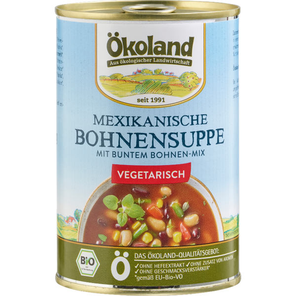 Produktfoto zu Mexikanische Bohnensuppe vegetarisch