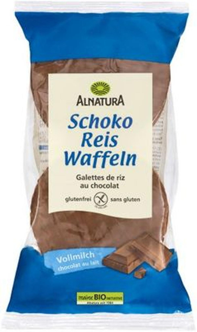 Produktfoto zu Vollmilch Schoko Reiswaffeln 100 g