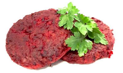 Produktfoto zu TK Rote Bete Patties, 2 Stück
