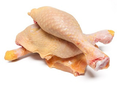 Produktfoto zu Hähnchenkeulen 2 Stück 600 g, Bauckhof