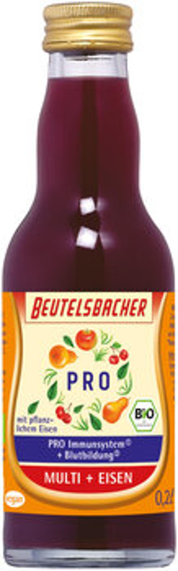 Produktfoto zu Multi + Eisen Pro, 0,2 l Beutelsbacher Fruchtsaftkelterei
