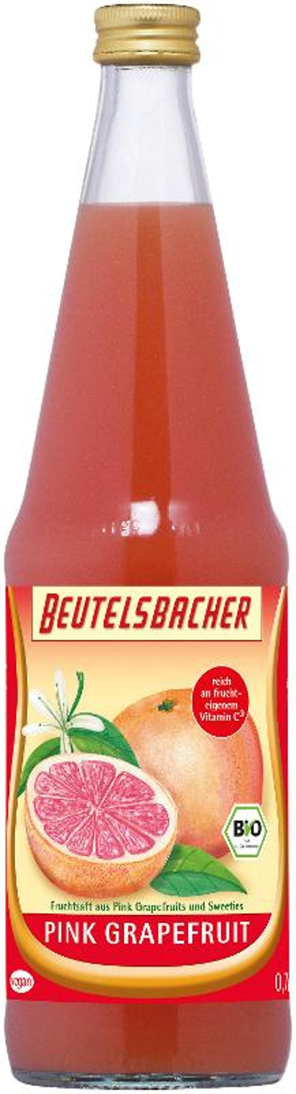 Produktfoto zu Pink Grapefruitsaft, 0,7 l, Beutelsbacher