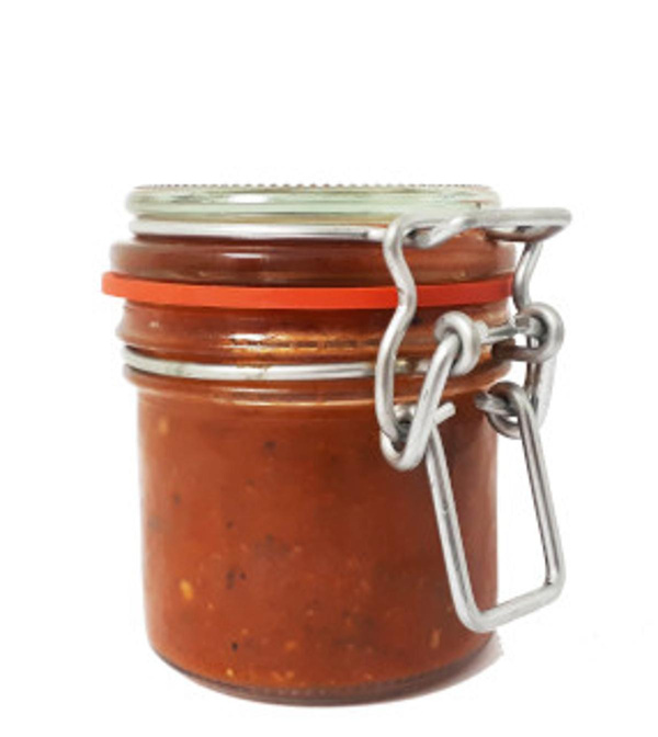 Produktfoto zu Stefans Chili Soße (sehr scharf)