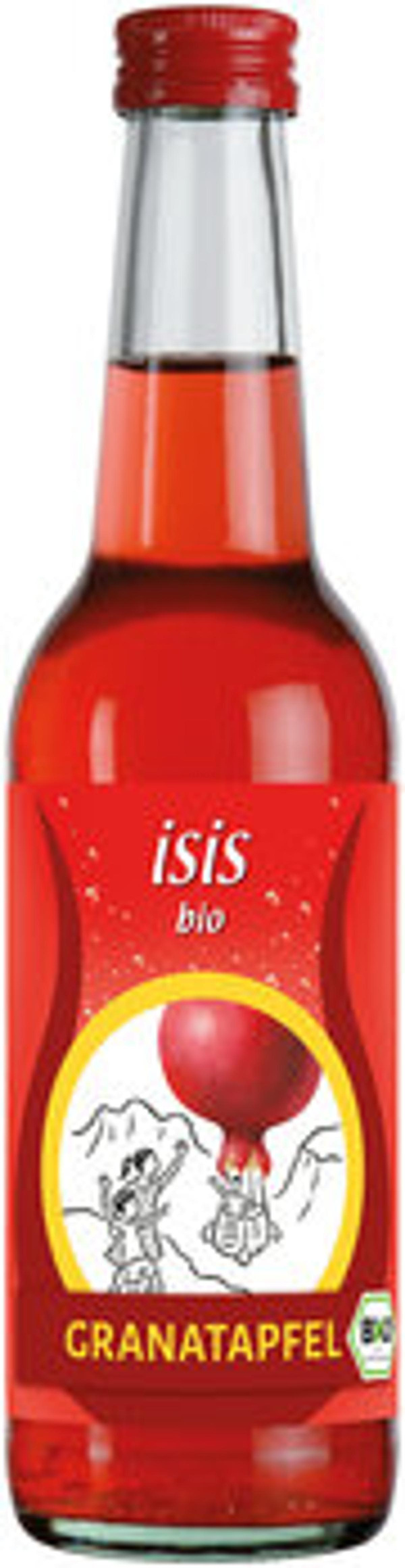 Produktfoto zu isis bio Granatapfel, 0,33 l Beutelsbacher Fruchtsaftkelterei
