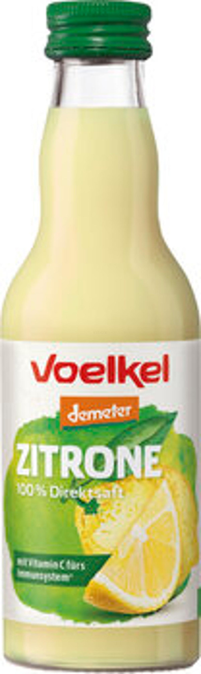 Produktfoto zu Zitronensaft, 0,2 l Voelkel