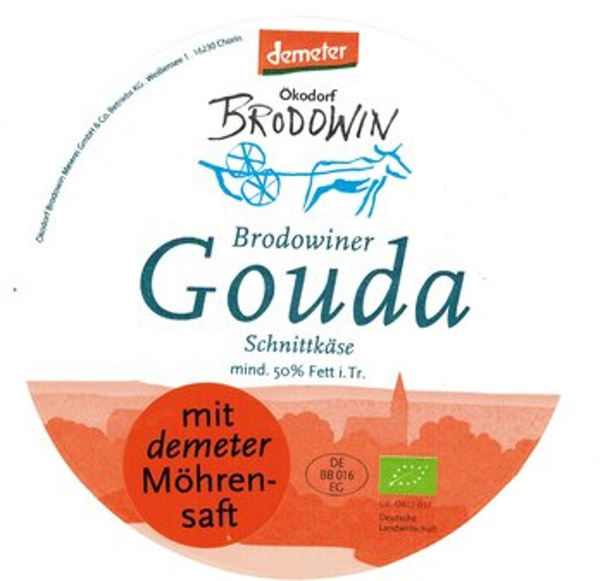 Produktfoto zu Brodowiner Gouda Möhre