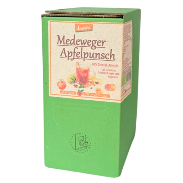 Produktfoto zu Medeweger Apfelpunsch, 3l bag, Hof Medewege