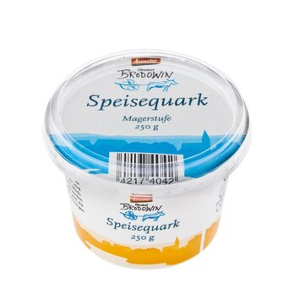 Produktfoto zu Brodowiner Magerquark, 250 g im Becher