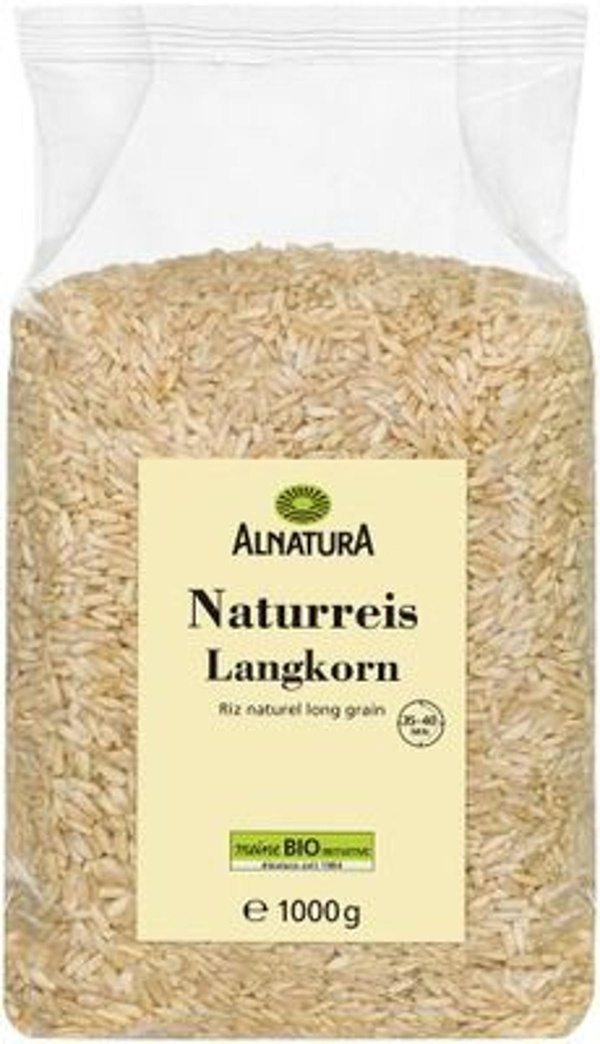 Produktfoto zu Naturreis Langkorn 1 kg