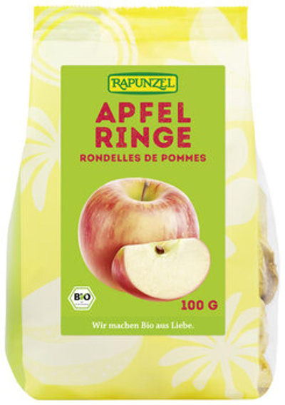 Produktfoto zu Apfelringe, 100 g Rapunzel