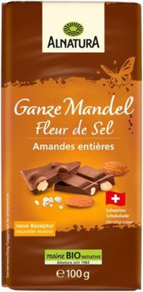 Produktfoto zu Ganze Mandel Schokolade 100 g