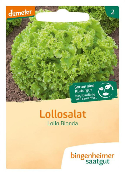 Produktfoto zu Saatgut Lollo Bionda - Lollosalat