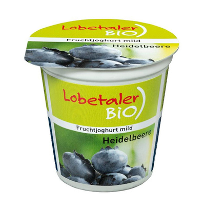 Produktfoto zu Joghurt Heidelbeere 3,7% , 150 g , Lobetaler Bio