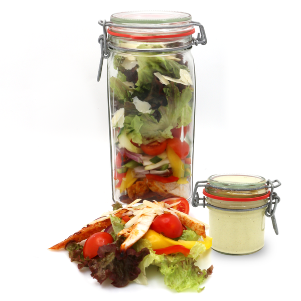 Produktfoto zu Brodowiner mediterraner Salat m. Hähnchen, italienischer Art 540g