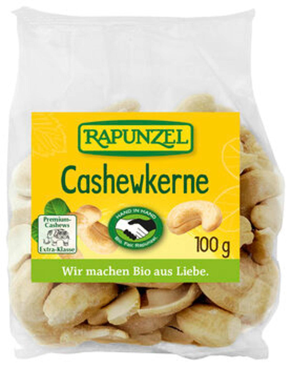 Produktfoto zu Cashewkerne ganz HIH, 100 g