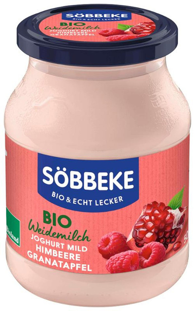 Produktfoto zu Joghurt Himbeer Granatapfel 3,8%