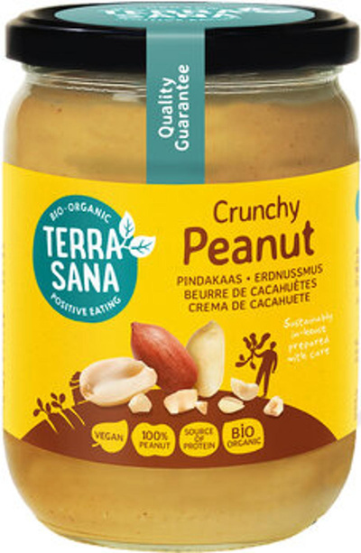 Produktfoto zu Erdnussmus Crunchy 500g