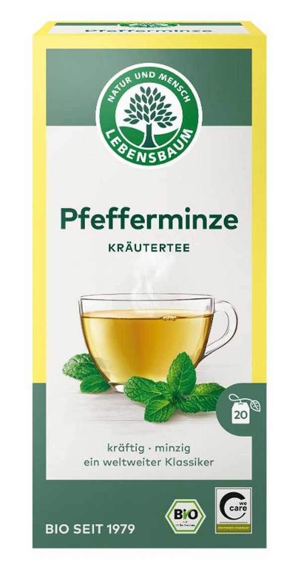 Produktfoto zu Pfefferminztee, 20 x 1,5 g