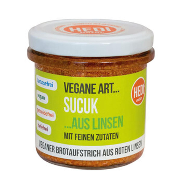 Produktfoto zu Vegane Art Sucuk aus Linsen, 140 g, HEDI