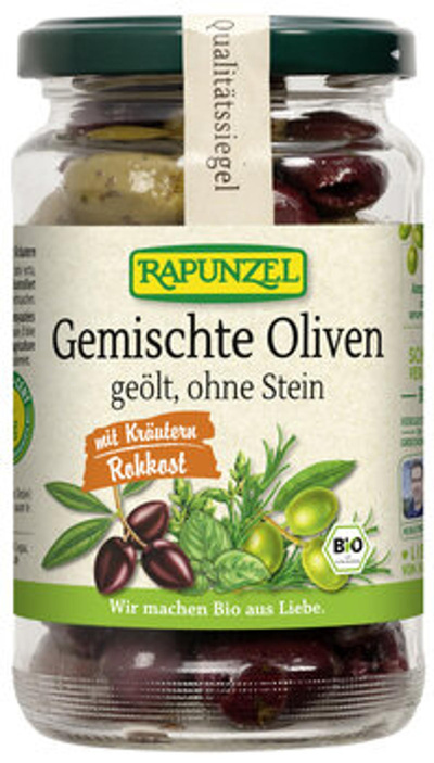 Produktfoto zu Oliven gemischt mit Kräutern