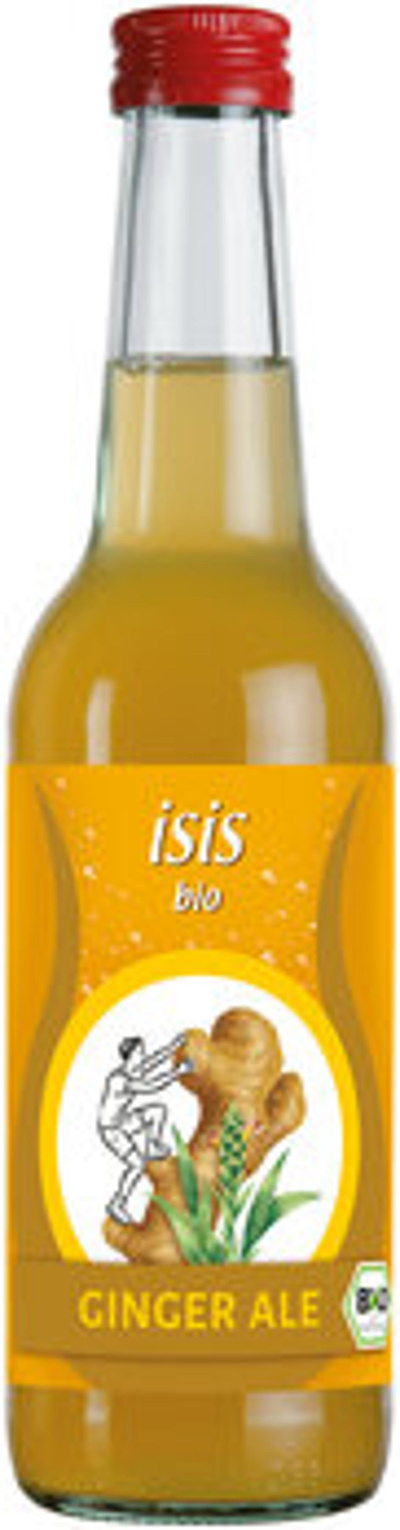 Produktfoto zu isis bio Ginger Ale, 0,33 l Beutelsbacher Fruchtsaftkelterei