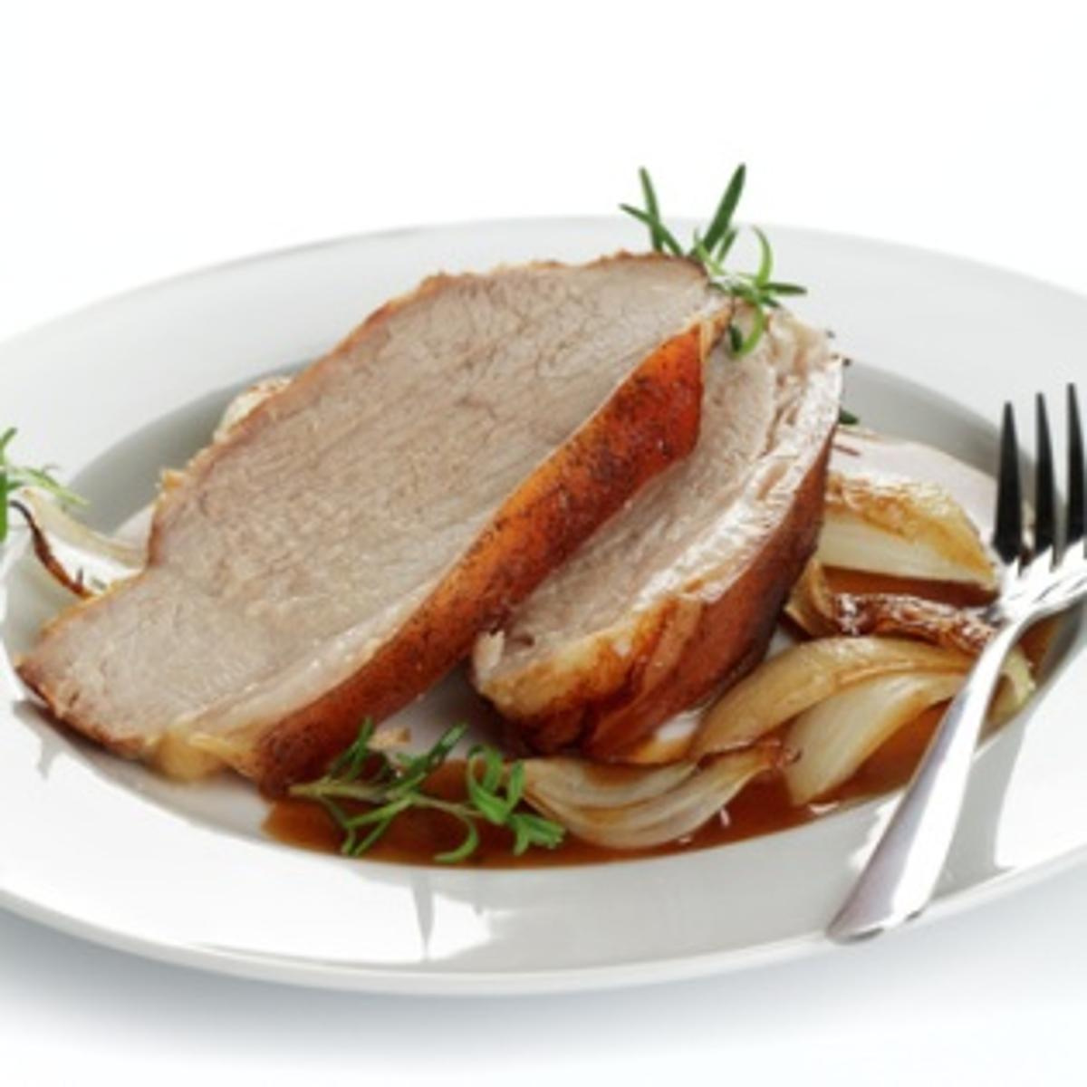 Schweinebraten mit Fenchel