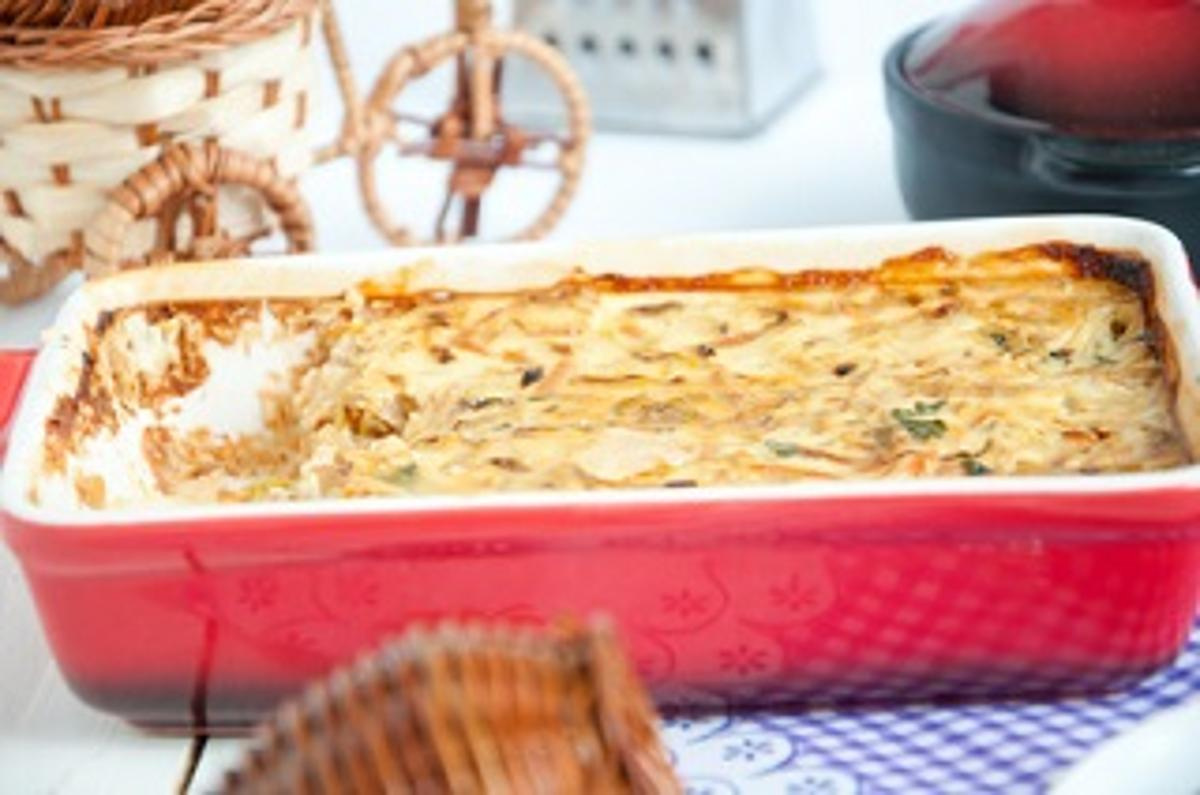 Früchte Lasagne