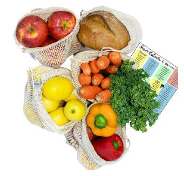 Produktfoto zu Obst- und Gemüsenetze, 5er