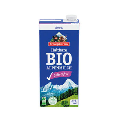Produktfoto zu BGL H-Milch 1,5%, laktosefreie, 1 l