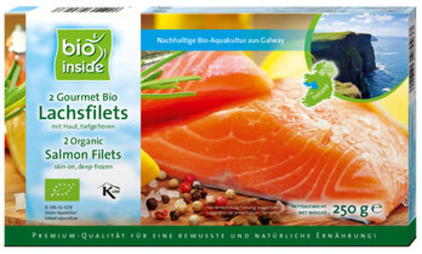 Produktfoto zu TK Lachsfilet, mit Haut  250 g