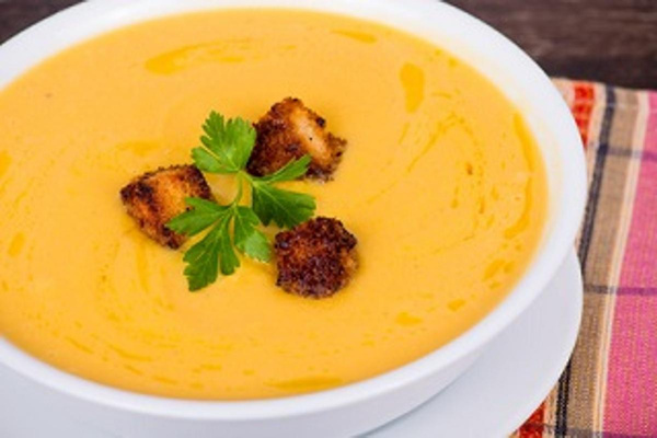 Produktfoto zu Apfel Möhren Suppe