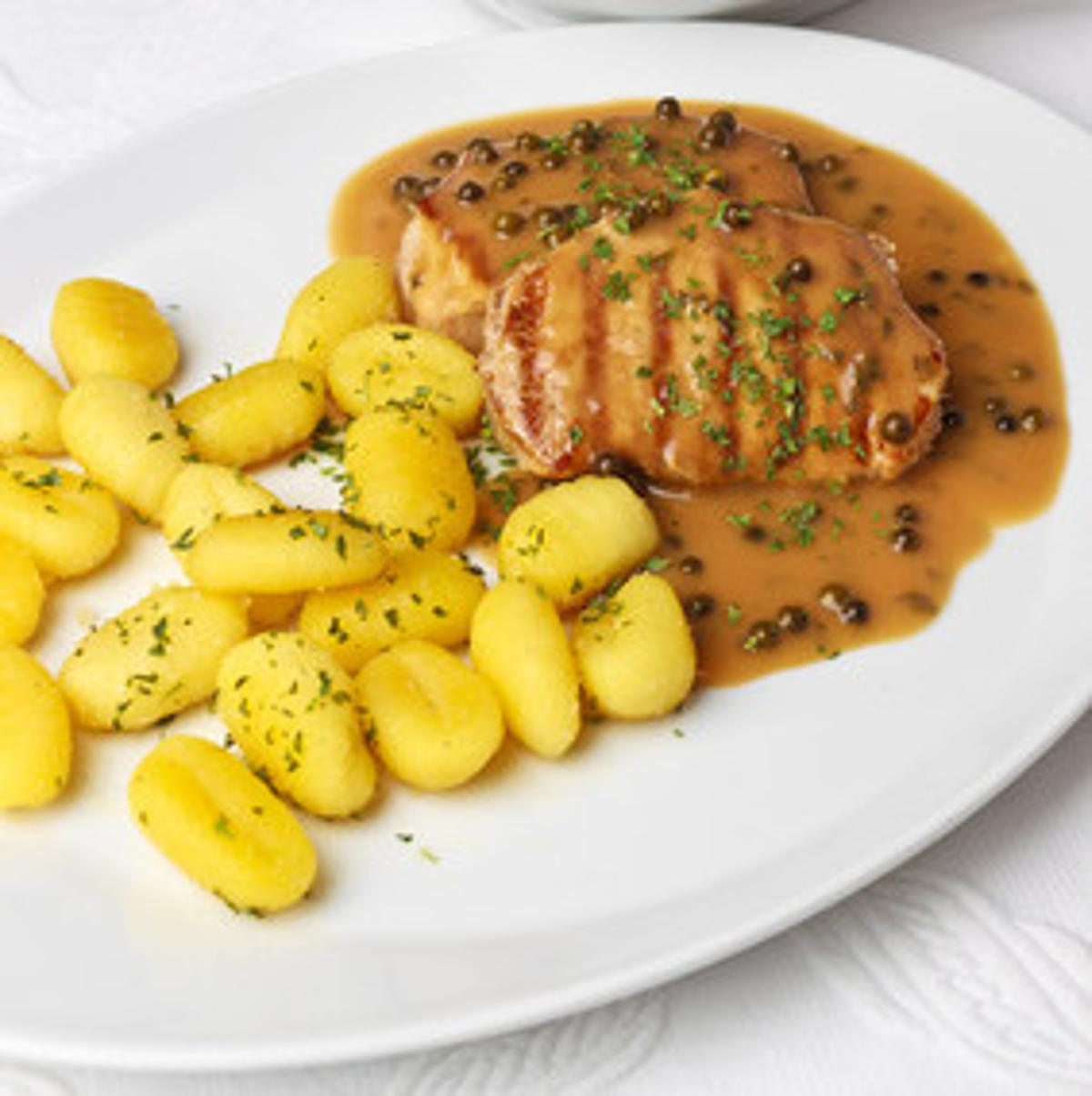 Filetsteak mit Senfsoße