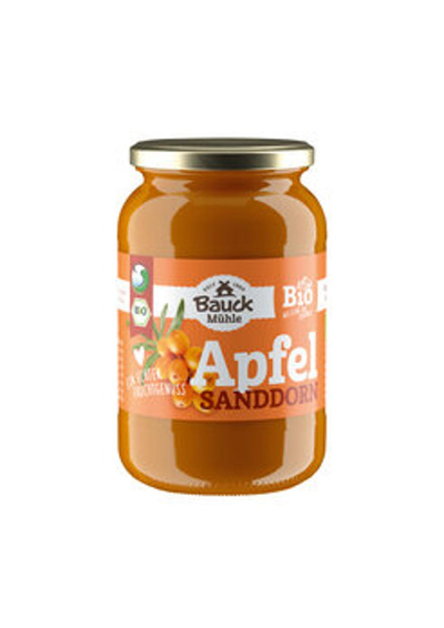 Produktfoto zu Apfel Sanddornmus, gesüßt,
