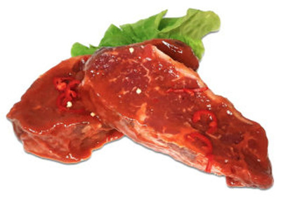 Produktfoto zu Rumpsteak mariniert mit BBQ