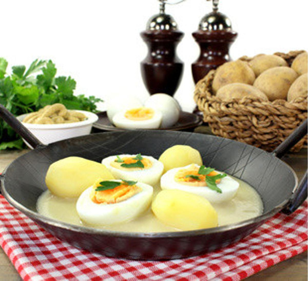 Produktfoto zu Senf-Eier-Ragout mit Gemüse