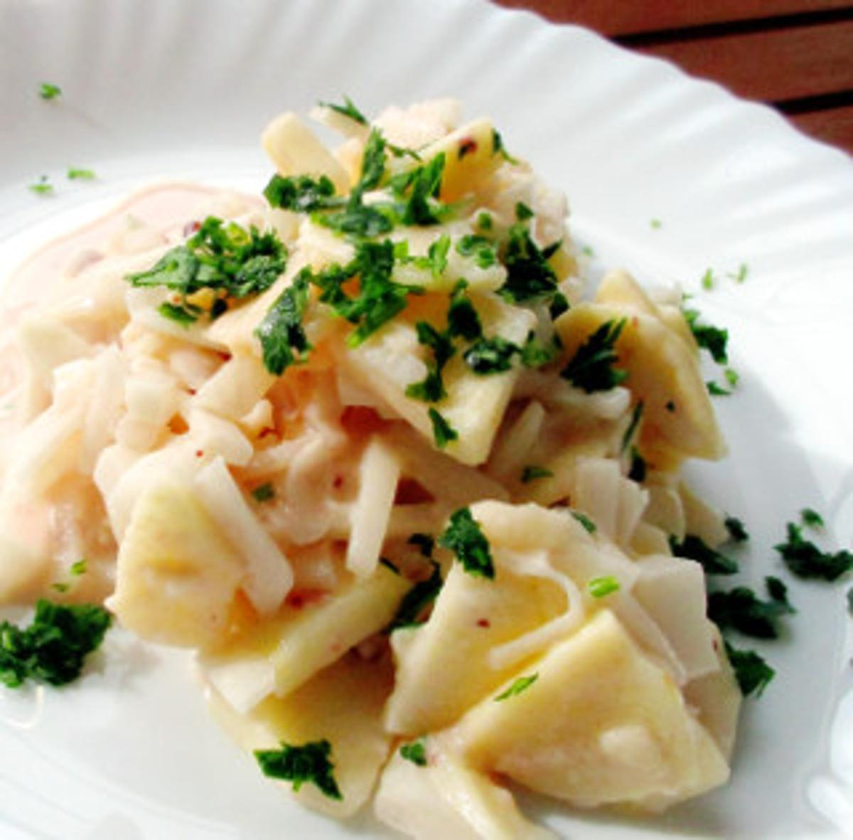Apfel-Radieschen-Salat