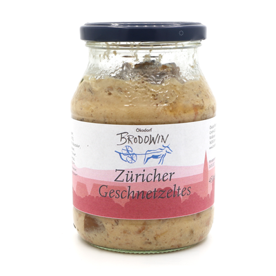 Produktfoto zu Züricher Kalbsgeschnetzeltes