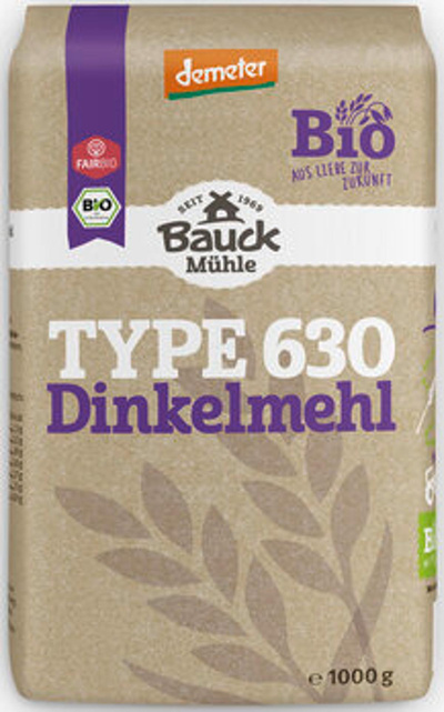 Produktfoto zu Dinkelmehl  T630, hell