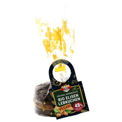 Produktfoto zu 3 Elisen Lebkuchen glutenfrei, 210g, Nürnberger Bio Originale