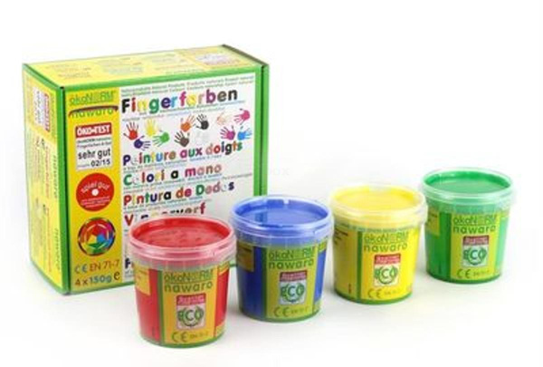 Produktfoto zu Fingerfarben 4er Set A  4x150g