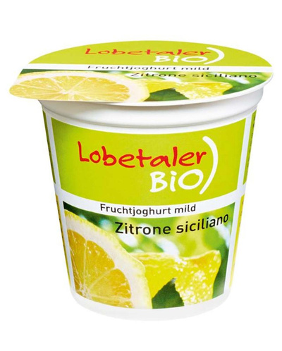 Produktfoto zu Joghurt Zitrone-Siciliano 3,7 % , 150 g , Lobetaler Bio