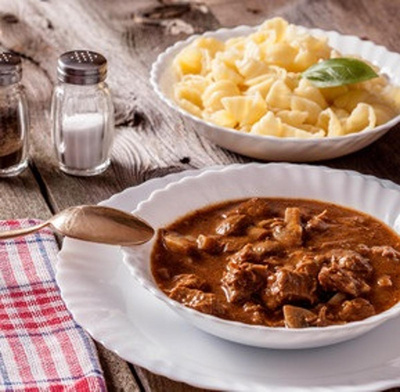 Produktfoto zu Gulasch, einmal anders