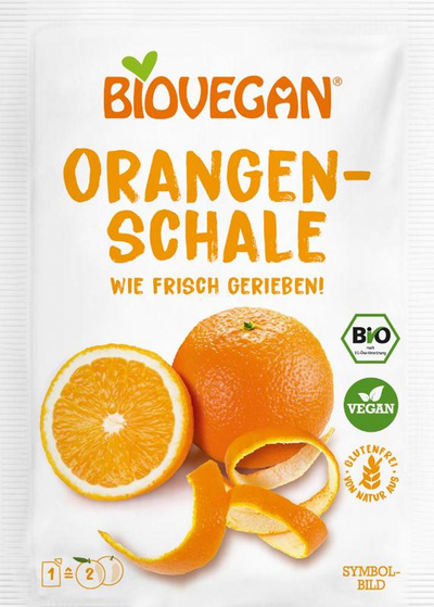 Produktfoto zu Orangenschale gerieben, 9 g